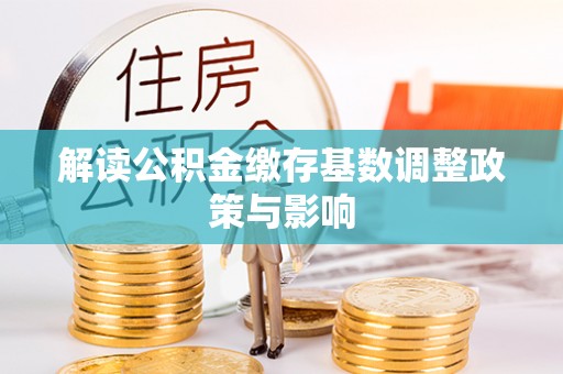 狮子山解读公积金缴存基数调整政策与影响