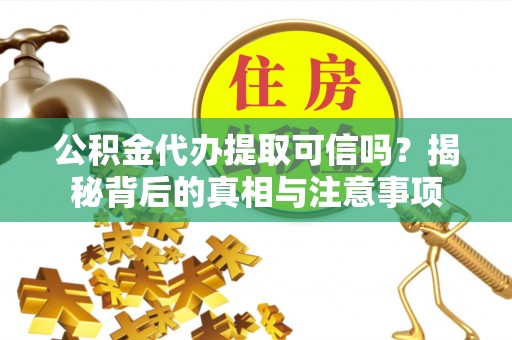狮子山公积金代办提取可信吗？揭秘背后的真相与注意事项