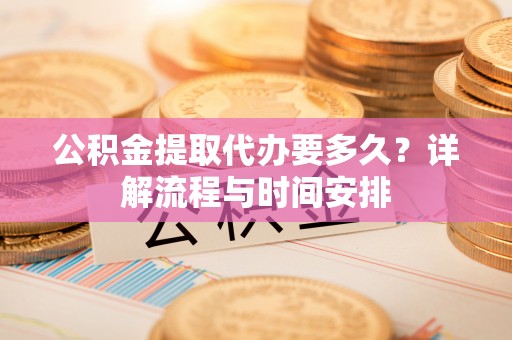 狮子山公积金提取代办要多久？详解流程与时间安排