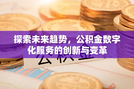 狮子山探索未来趋势，公积金数字化服务的创新与变革