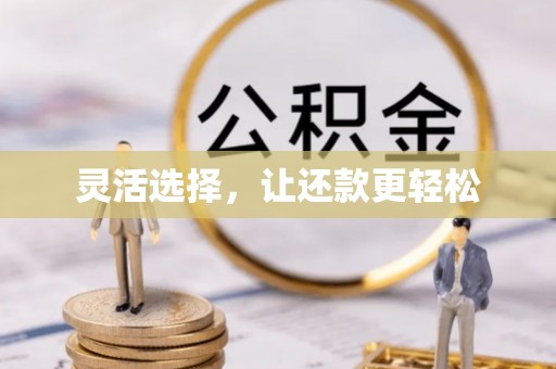 狮子山灵活选择，让还款更轻松