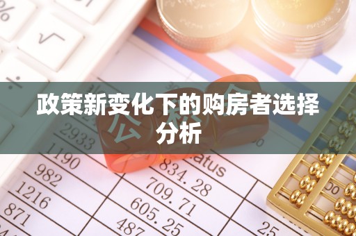 狮子山政策新变化下的购房者选择分析