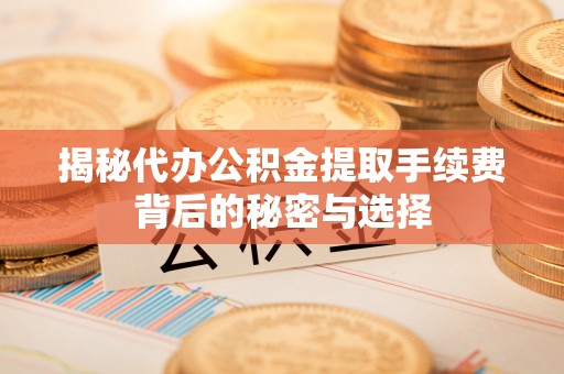 狮子山揭秘代办公积金提取手续费背后的秘密与选择