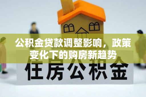 狮子山公积金贷款调整影响，政策变化下的购房新趋势
