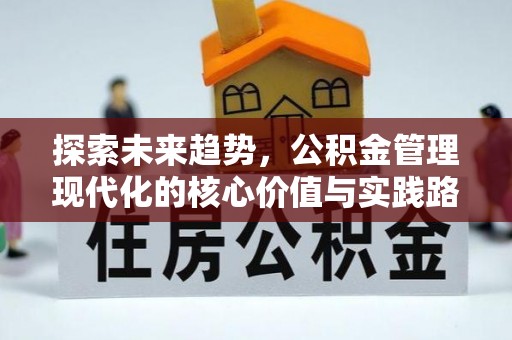 狮子山探索未来趋势，公积金管理现代化的核心价值与实践路径