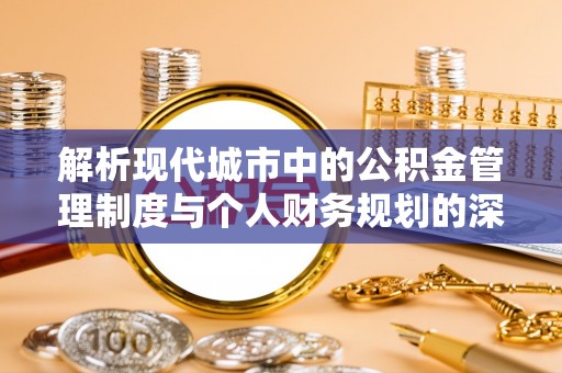 狮子山解析现代城市中的公积金管理制度与个人财务规划的深度关联