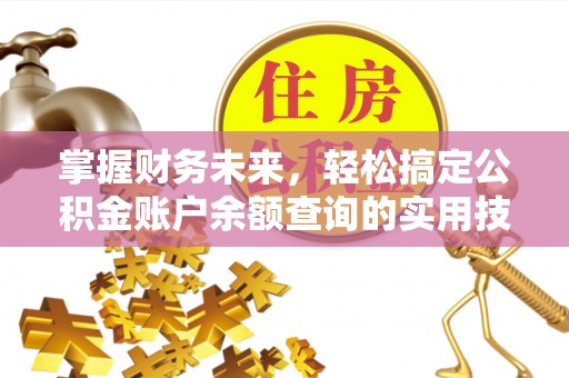 狮子山掌握财务未来，轻松搞定公积金账户余额查询的实用技巧