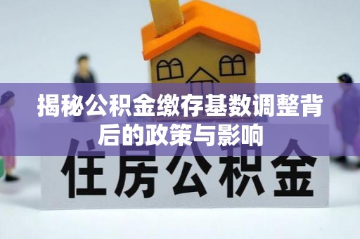 狮子山揭秘公积金缴存基数调整背后的政策与影响
