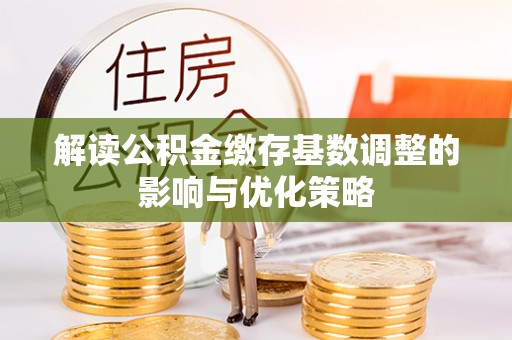 狮子山解读公积金缴存基数调整的影响与优化策略