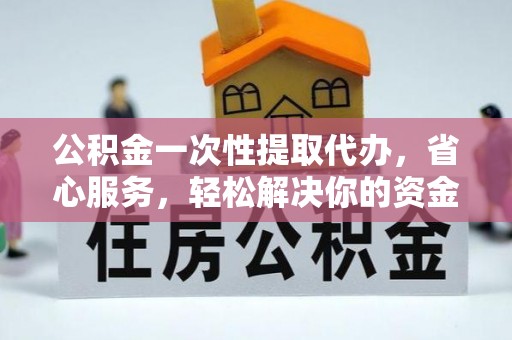 狮子山公积金一次性提取代办，省心服务，轻松解决你的资金需求