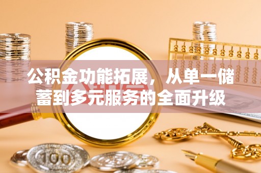 狮子山公积金功能拓展，从单一储蓄到多元服务的全面升级